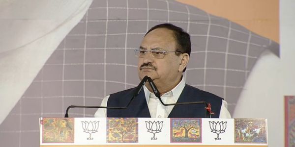 भाजपा के राष्ट्रीय अध्यक्ष जे पी नड्डा