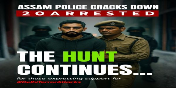 Image of the Arrested for Online Support to Delhi Terror Attack Perpetrators.