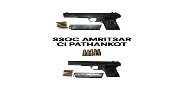 अमृतसर में गैंगस्टर मॉड्यूल के तीन गुर्गे दो पिस्तौलों सहित गिरफ्तार