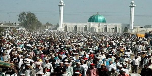 इज्तिमा स्थल की तस्वीर