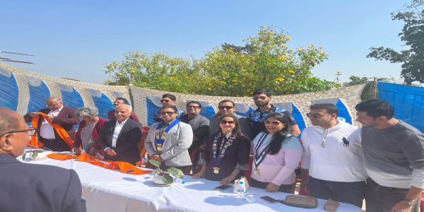 राउंडटेबल ने हजाम स्‍कूल में किया लाईब्रेरी ब्लॉक का उद्घाटन