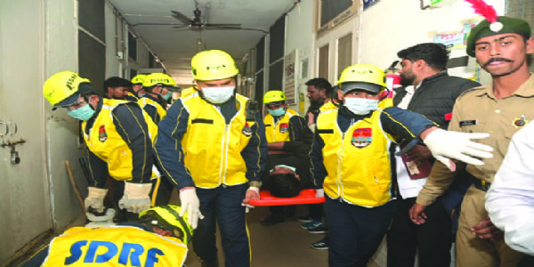 मॉक ड्रिल : भूकंप के झटको से कांपी धर्म नगरी हरिद्वार