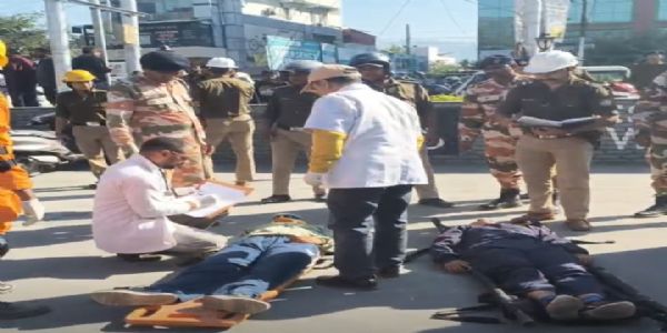 मॉक ड्रिल: भूकंप के झटकों से हड़कंप