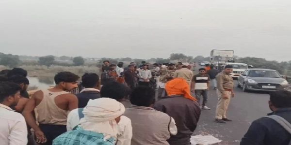 भरतपुर में दो हादसों में महिला और युवक की मौत