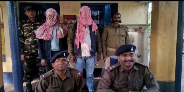 गोली कांड मामले के दो आरोपित गिरफ्तार, पिस्टल और कारतूस बरामद