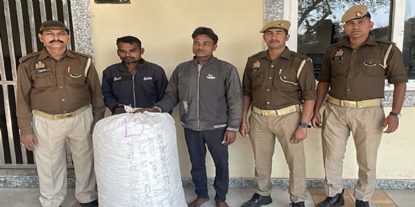 पीलीभीत जा रही डोडा छिलका की खेप बरादरी पुलिस ने पकड़ी, दो तस्कर गिरफ्तार