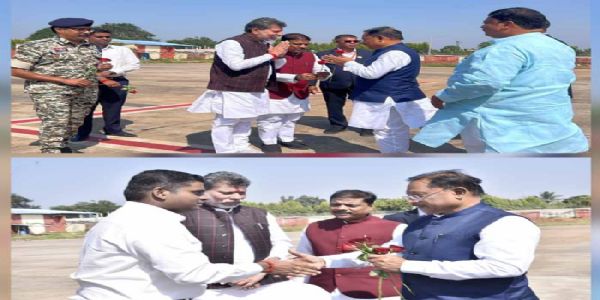 जनजातीय गौरव दिवस कार्यक्रम में शामिल होने मुख्यमंत्री पहुंचे जगदलपुर