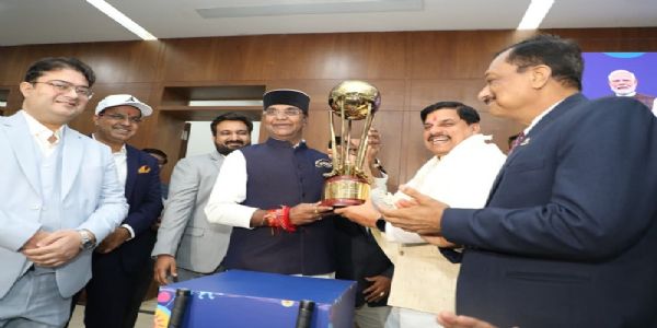 मप्र के मुख्यमंत्री डॉ. यादव से मिले हॉकी इंडिया के अधिकारी और हॉकी खिलाड़ी