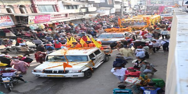 रेवाड़ीः वाहे गुरुजी का खालसा-वाहे गुरुजी की फतेह से गुंजायमान हुई पीतल नगरी