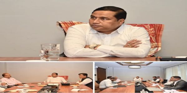 मंत्री जयंत ने की गुवाहाटी में पार्क व पार्किंग प्रबंधन की समीक्षा बैठक