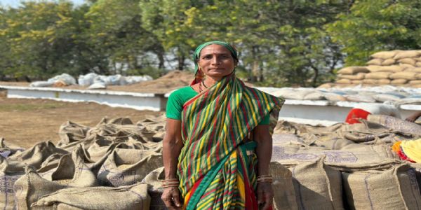 महिला किसान चैती बाई ने बेंचा 57 क्विंटल धान, शासन का जताया आभार