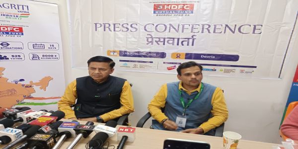 जागृति यात्रा 2025 देवरिया में, आत्मनिर्भर भारत काे समर्पित