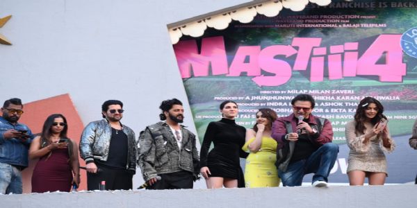 फिल्म ‘मस्ती 4” के कलाकारों ने किया गुलाबी नगर जयपुर में प्रमोशन
