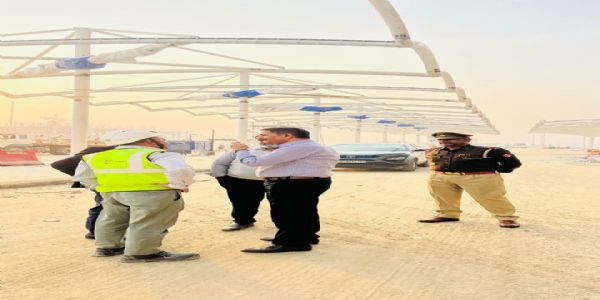 यमुना विकास प्राधिकरण के सीईओ ने की नोएडा इंटरनेशनल एयरपोर्ट के कार्यों की समीक्षा