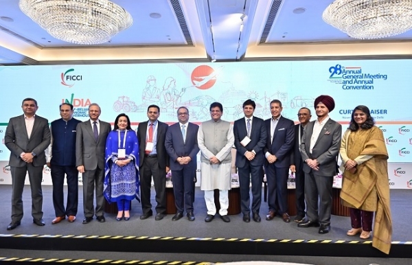 फिक्की की 98वीं वार्षिक आम बैठक को संबोधित करते हुए पीयूष गोयल