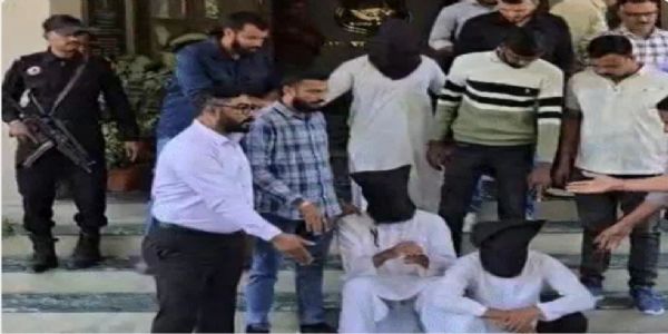 आतंकी आरोपी पर कैदियों का हमला