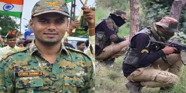 नक्सली मुठभेड़ में शहीद हुए मप्र हॉक फोर्स के निरीक्षक आशीष शर्मा