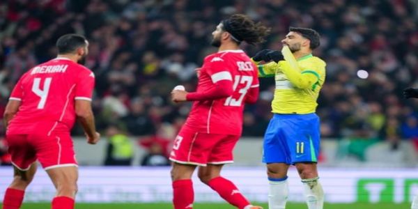 ब्राज़ील और ट्यूनीशिया के बीच फ्रेंडली मैच 1-1 से ड्रॉ