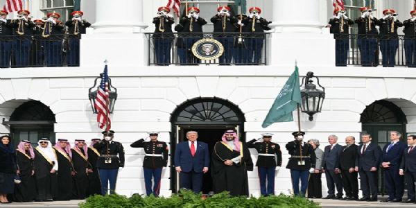 ट्रंप–बिन सलमान मुलाकात