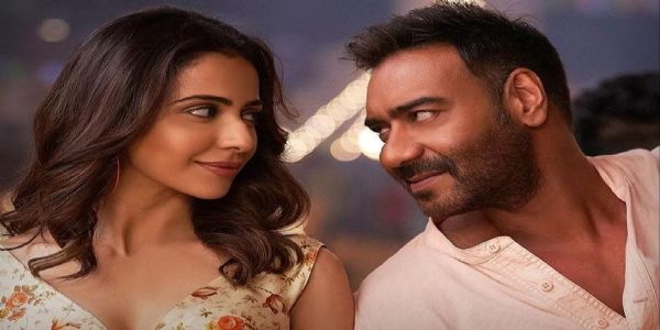 अजय देवगन, रकुल प्रीत सिंह  - फोटो सोर्स एक्स