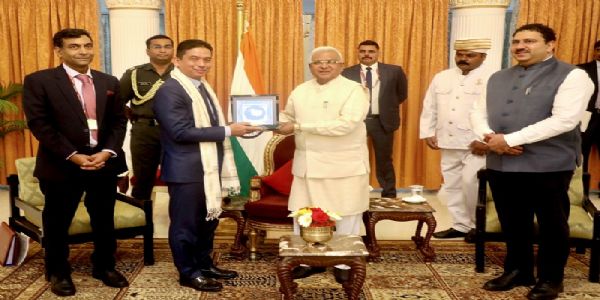 आसियान देशों के प्रतिनिधिमंडल ने राजभवन पहुंचकर राज्यपाल से की मुलाकात