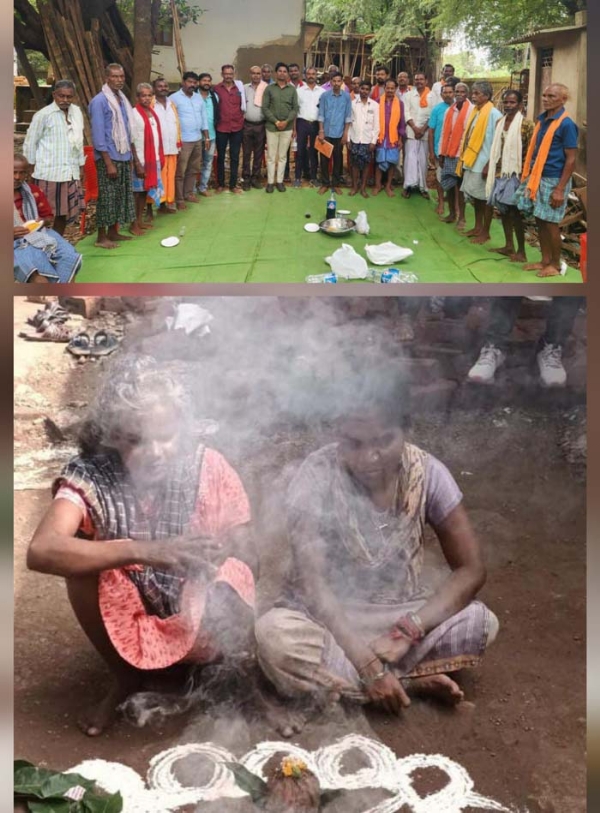 माहरा समाज के दो सदस्यों ने की घर वापसी