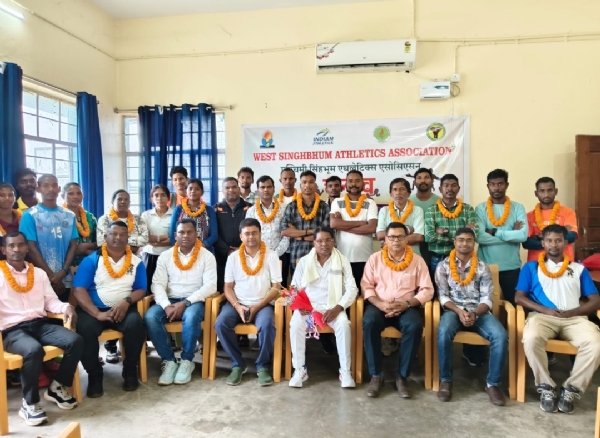 पश्चिमी सिंहभूम एथलेटिक्स संघ का आम चुनाव सम्पन्न, नितिन प्रकाश पुनः अध्यक्ष और अजय नायक महासचिव निर्वाचित