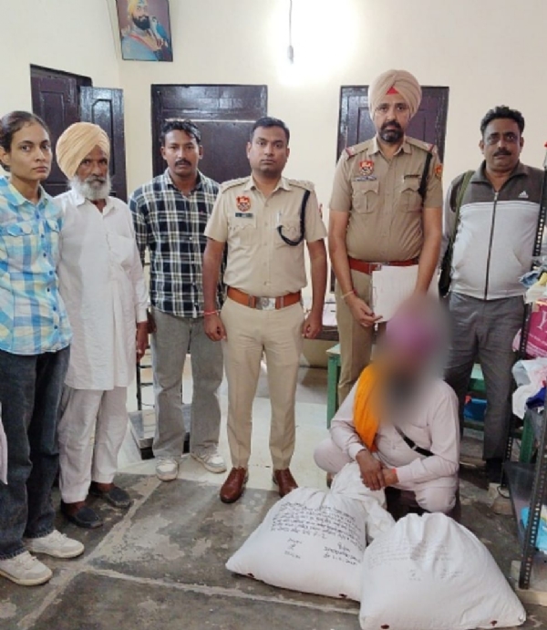 22 किलो चूरापोस्त के साथ पकड़ा गया तस्कर।