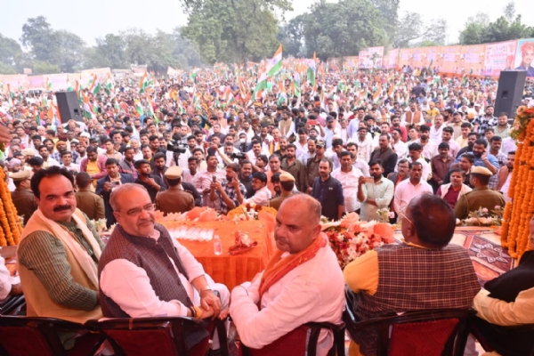 भाजपा प्रदेश अध्यक्ष ने जनसभा भाजपा प्रदेश अध्यक्ष ने जनसभा