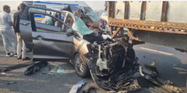 दिल्ली–मुंबई एक्सप्रेसवे पर फिर हादसा, सूरत के दो की मौत