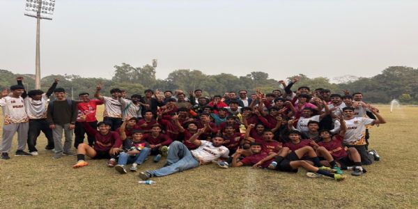 पीजीडीएवी कॉलेज ने लगातार दूसरी बार जीती दिल्ली विश्वविद्यालय इंटर कॉलेज फुटबॉल चैंपियनशिप