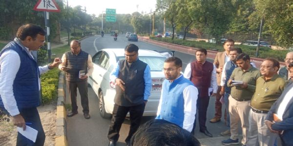 निगम आयुक्त ने प्रवासी राजस्थानी दिवस एवं खेलो इंडिया यूनिवर्सिटी गेम्स के मद्देनजर तैयारियों का किया व्यापक निरीक्षण