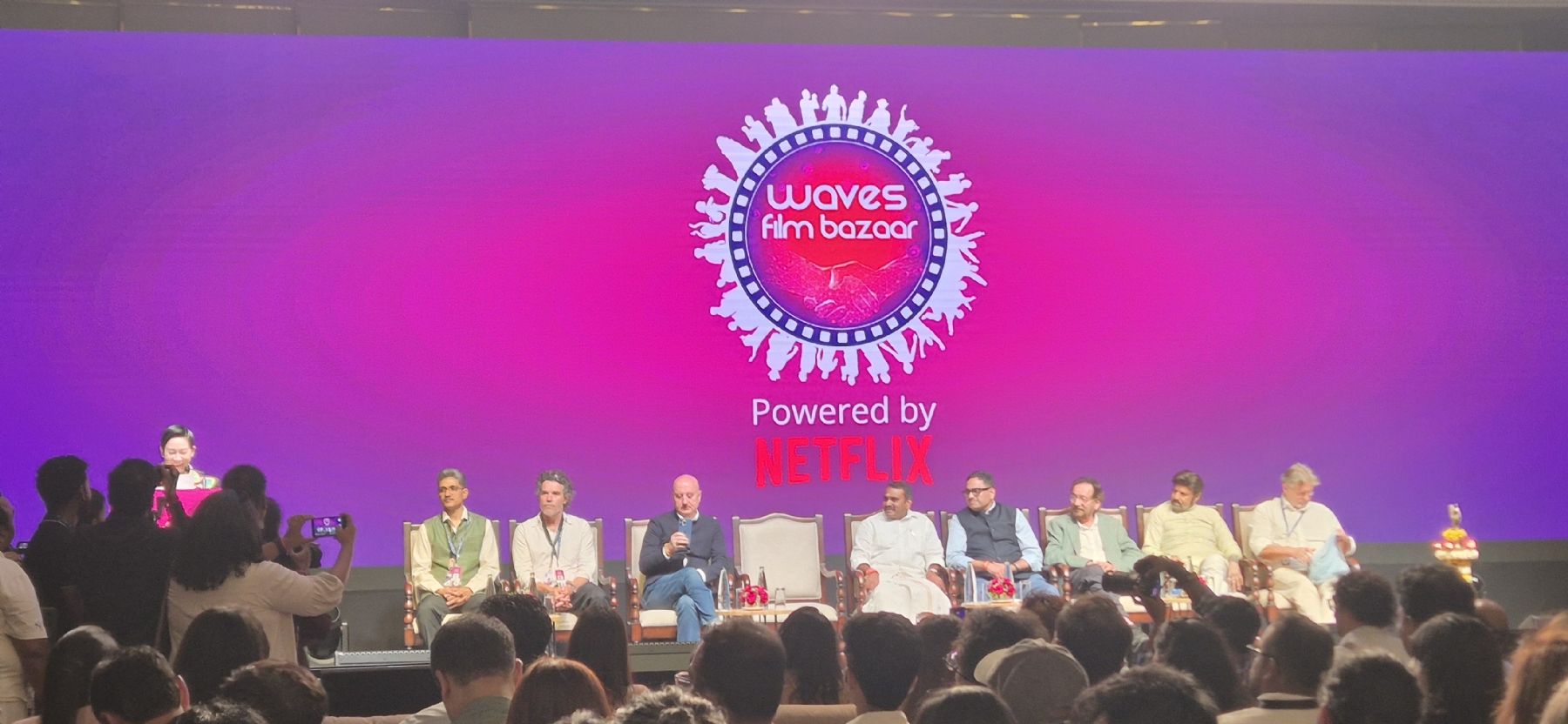 Inauguration of Waves Bazaar in IFFI 2025 in Goa