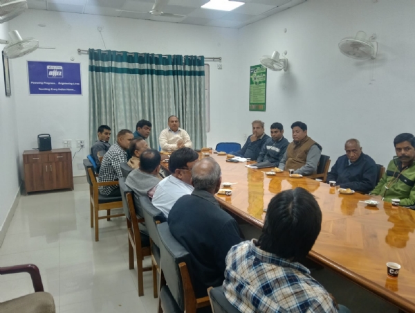 भेल प्रशासक की व्यापारियों के साथ बैठक