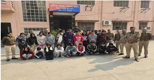 जयपुर में फर्जी कॉल सेंटरों से अमेरिकी नागरिकों से लाखों डॉलर की ठगी करने का भंडाफोड