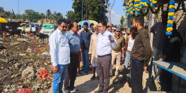 एसडीओ ने मार्केटिंग यार्ड परिसर में अधूरे निर्माण कार्य पर जताई नाराजगी,दिया अल्टीमेटम