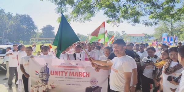 ‘यूनिटी मार्च’ सफलतापूर्वक सम्पन्न, लौह पुरुष को दी गई भावपूर्ण श्रद्धांजलि