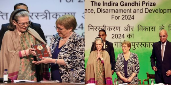 भारत विरोधी मिशेल बैश्लेट को सम्‍मानित करती कांग्रेस