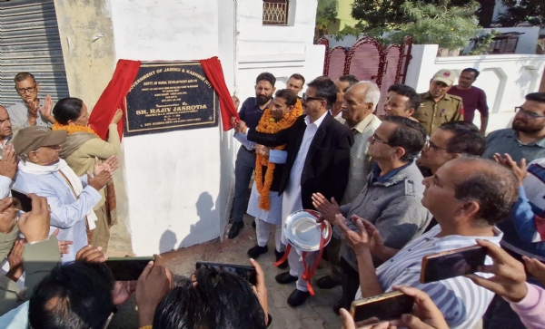 Inaugurated development works worth Rs 44 lakh