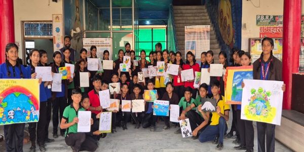 जलीय जीवन पर आयाेजित कार्यशाला में विद्यार्थियों ने दिखाई पर्यावरण संरक्षण की समझ