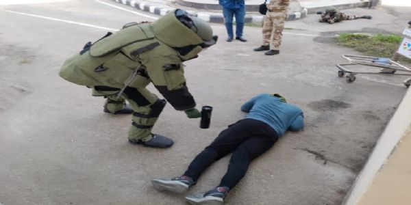 जम्मू एयरपोर्ट पर इमरजेंसी तैयारियों को परखने के लिए सीआईएसएफ का मल्टी-एजेंसी मॉक ड्रिल