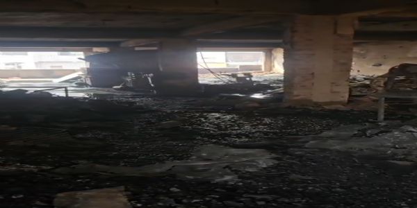 फर्नीचर के गोदाम में लगी आग, लाखों का सामान जलकर राख