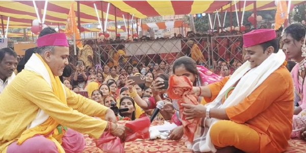 जनकपुरधाम में आयोजित तिलक उत्सव