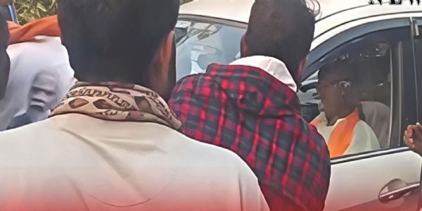 मोहनपुर में भाजपा जिलाध्यक्ष को झेलना पड़ा कार्यकर्ताओं का विरोध