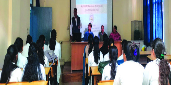 गुरुकुल में विश्व रोगाणु रोधी प्रतिरोधकता जागरूकता सप्ताह का आयोजन