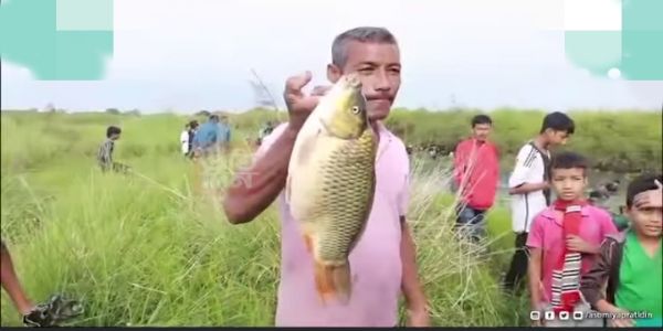 माजुली में पारंपरिक सामूहिक मत्स्य-शिकार उत्सव आयोजित