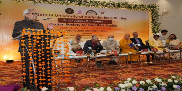 सांची विवि में इंडियन सोसायटी फॉर बुद्धिस्ट स्टडीज का रजत जयंती सम्मेलन
