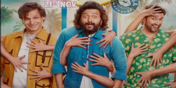 रितेश देशमुख, विवेक ओबेरॉय, आफताब शिवदसानी - फोटो सोर्स एक्स