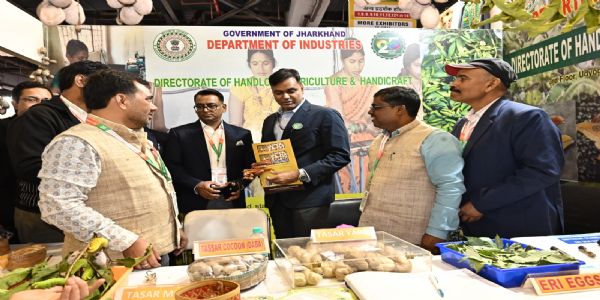 सोहराय–पैतकर कला और झारखंड खादी ने आईआईटीएफ 2025 में जीता दर्शकों का दिल