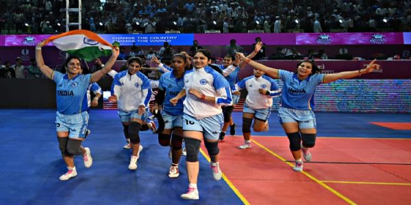 भारत ने चीनी ताइपे को 35-28 से हराकर लगातार दूसरा महिला कबड्डी वर्ल्ड कप जीता